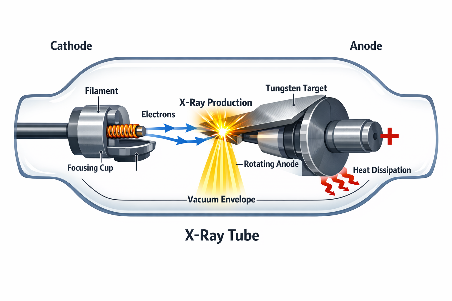 X-ray tube diagram